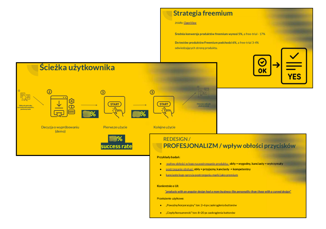 UX strategy and monitoring for anonymization software