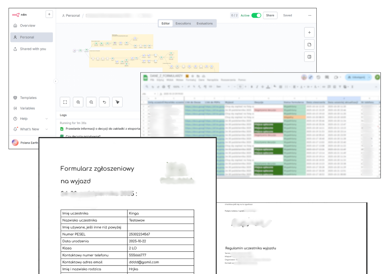 Trip enrollment automation